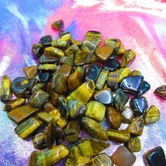 Tiger Eye Tumbled 5 Ounce Grid Set - Picture 2 of 6